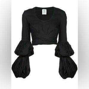 ❤️Rosie Assoulin Puff Sleeve Crop Top❤️
